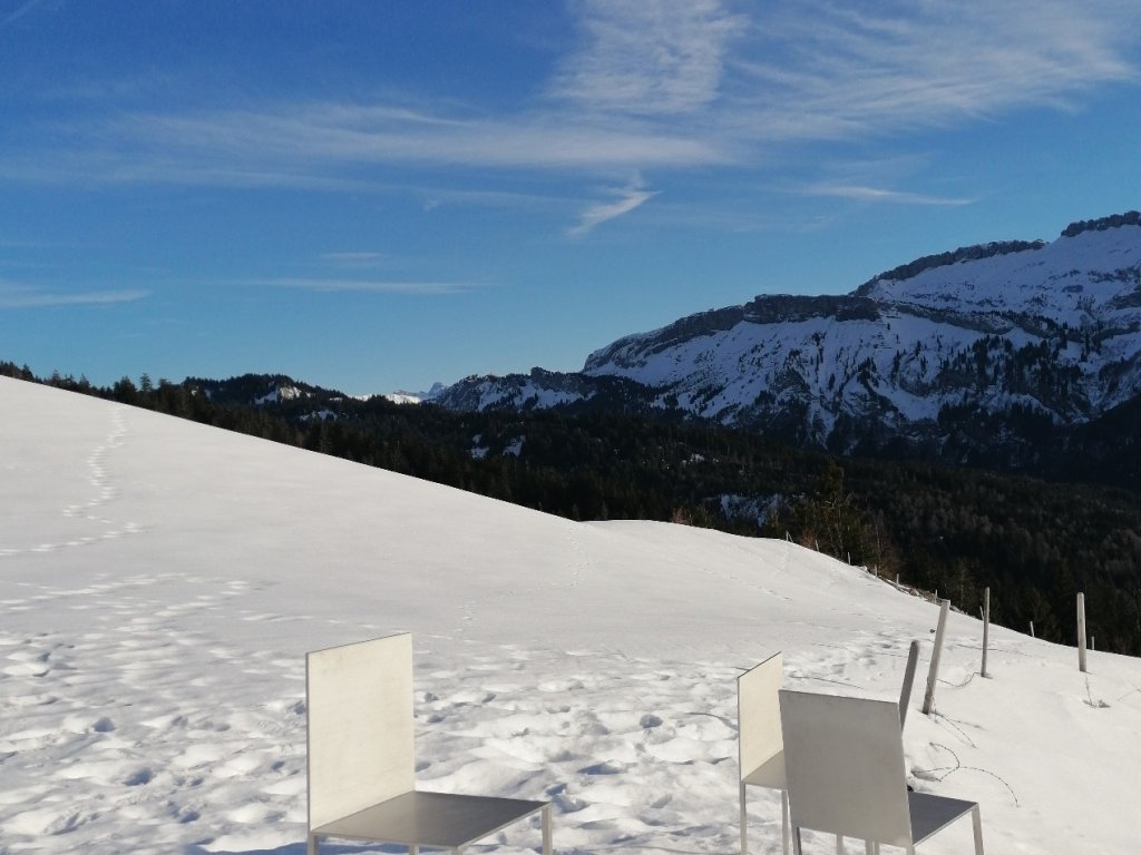 Georunde Rindberg im Winter
